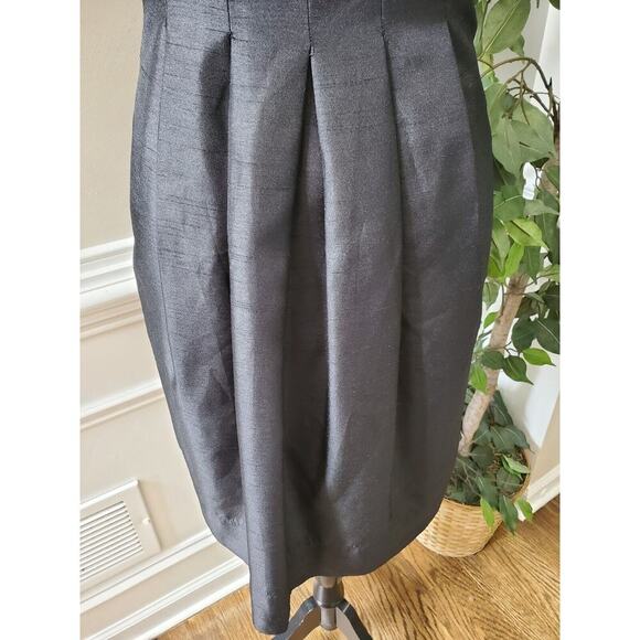 Jessica Howard Women's Black & Beige Round Neck Sleeveless Knee Length Dress 6P - Picture 4 of 13